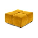 Dzeltens samta dīvāna modulis Rome Velvet – Cosmopolitan Design 