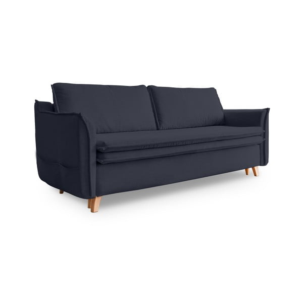 Tumši pelēks/antracīta pelēks salokāms dīvāns 225 cm Charming Charlie – Miuform