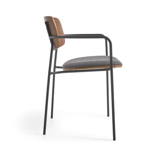 Pelēks/brūns pusdienu krēsls Maureen – Kave Home-image-4