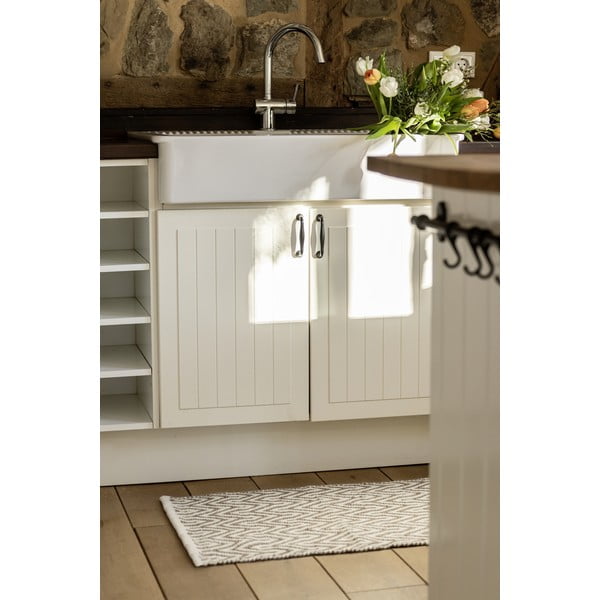 Bēšs pārstrādātas plastmasas vannas istabas paklājiņš 50x80 cm Altai – Wenko-image-4