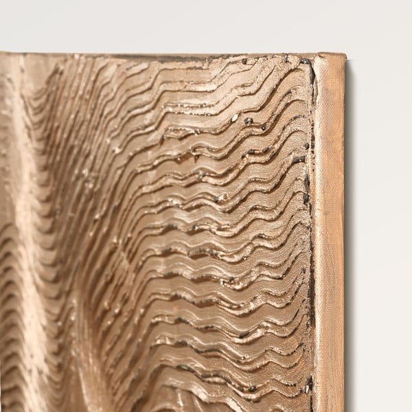 Ar rokām apgleznota glezna 88x118 cm Metallic Brown – Malerifabrikken-image-3