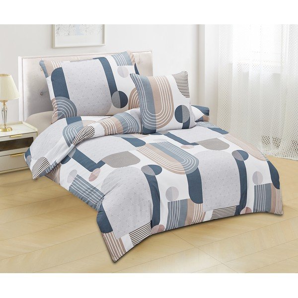 Vienguļamā gultas veļa no mikrosatīna 140x200 cm Beryl – My House-image-1