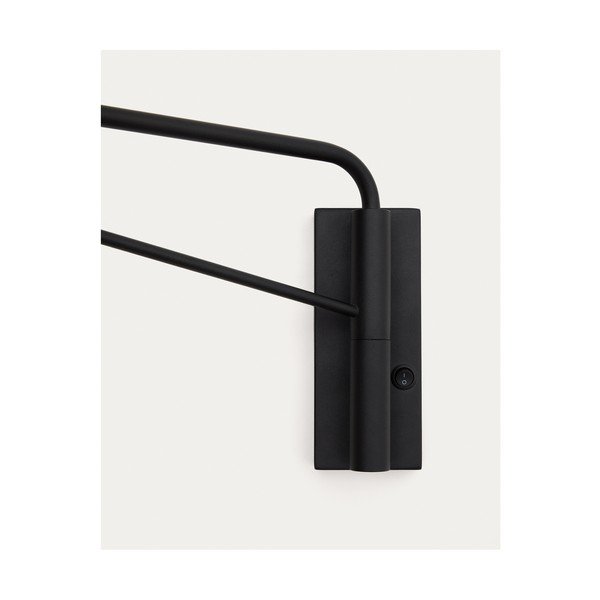 Balta/melna sienas lampa ø 20 cm Eilo – Kave Home-image-3