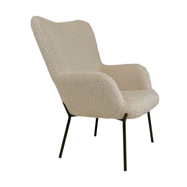 Bēšs atpūtas krēsls no mākslīgās kažokādas Glasgow – Bonami Essentials-image-3