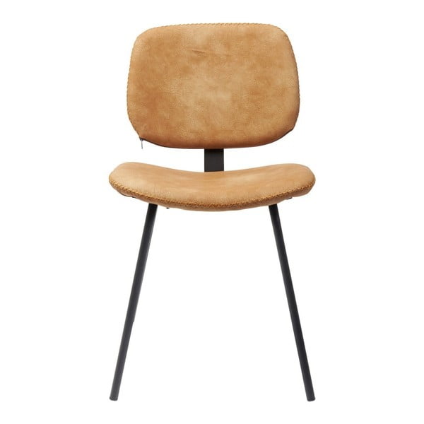 4 oranžu ēdamistabas krēslu komplekts Kare Design Barber-image-1