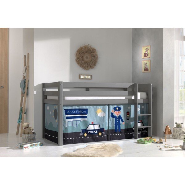 Bērnu aizkari ar gultas aizkariem (4 gab.) 195x75 cm Police – Vipack-image-1