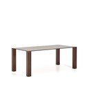 Stikla ēdamgalds 100x200 cm Adularia – Kave Home