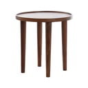 Akācijas masīvkoka apaļš sānu galdiņš ø 49 cm Qiano – Light & Living