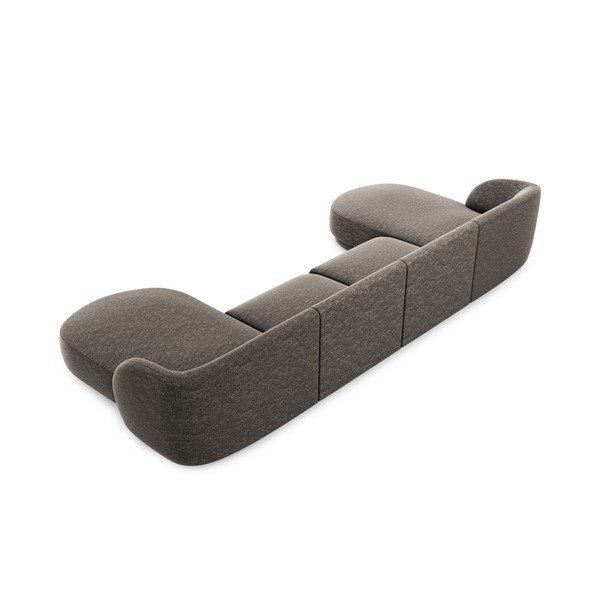 Pelēks stūra dīvāns Miley – Micadoni Home-image-4