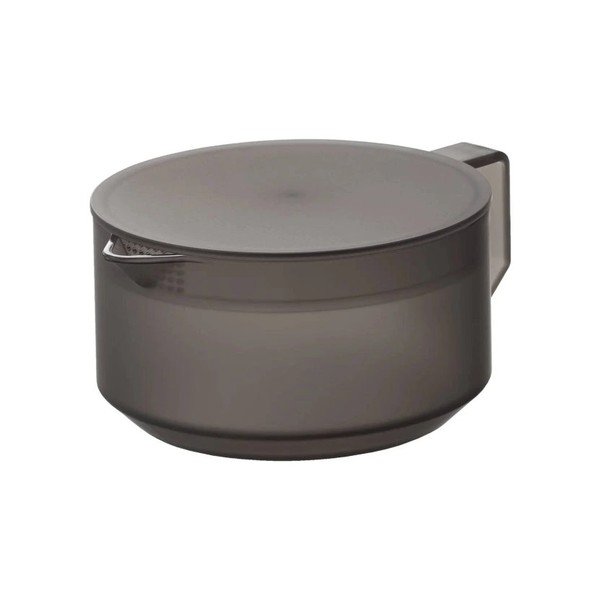 Melna plastmasas tējkanna ar sietiņu 600 ml Tower – YAMAZAKI