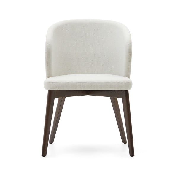 Krēmkrāsas polsterēts ēdamistabas krēsls Darice – Kave Home-image-4