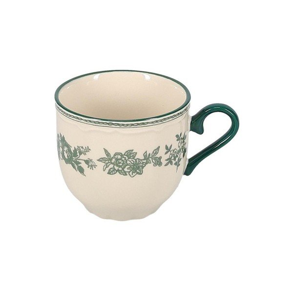 Zaļa/ziloņkaula krāsas porcelāna tasīte 215 ml Cyril – S|P Collection-image-2