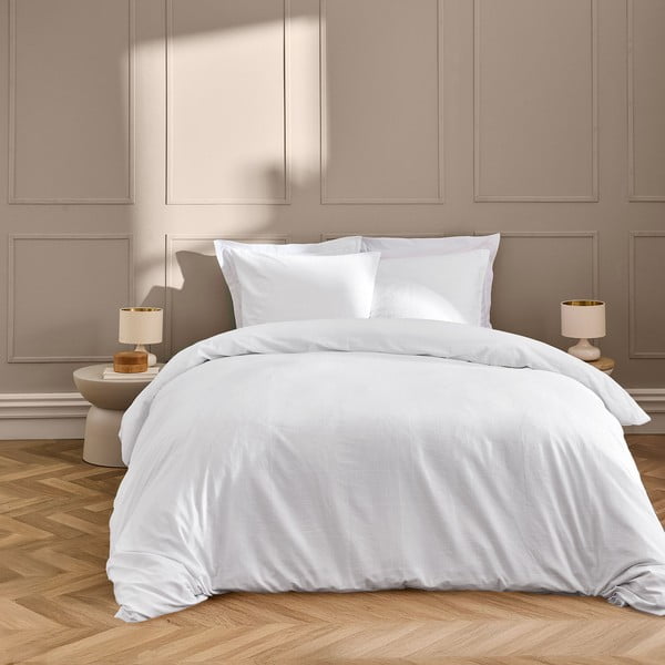 Balta divguļamā gultas veļa 240x220 cm Linella – douceur d'intérieur