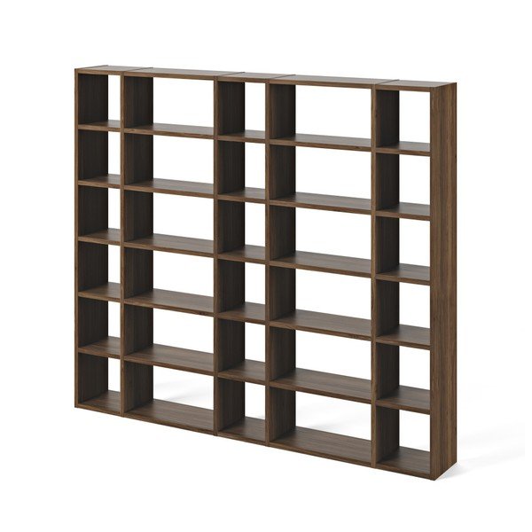 Tumši brūns grāmatu plaukts TemaHome Pombal, augstums 224 cm-image-2