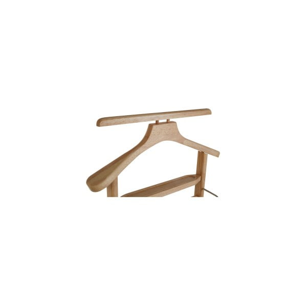 Dabīga toņa gumijkoka masīvkoka uzvalku pakaramais – Premier Housewares-image-2