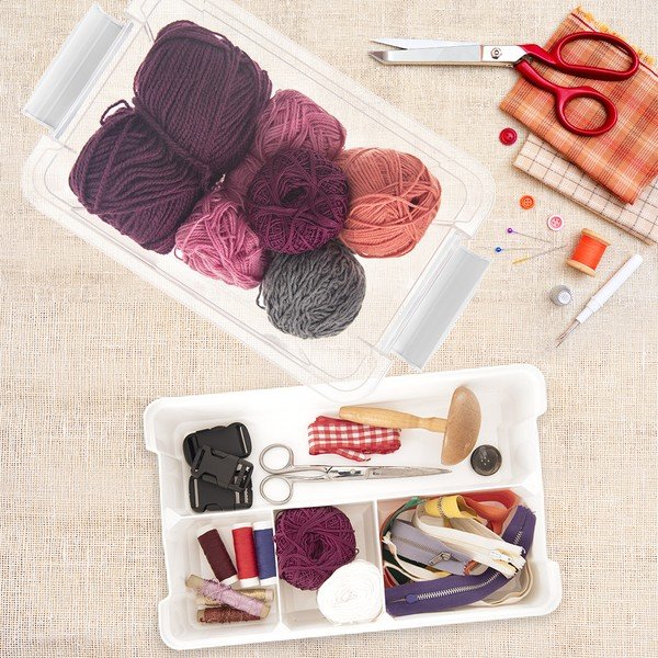 Plastmasas uzglabāšanas kaste ar vāku 35x23x17 cm Multi Stormax – Orion-image-1