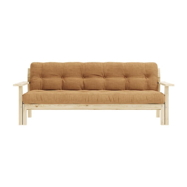 Sinepju dzeltens izvelkamais dīvāns 218 cm Unwind – Karup Design