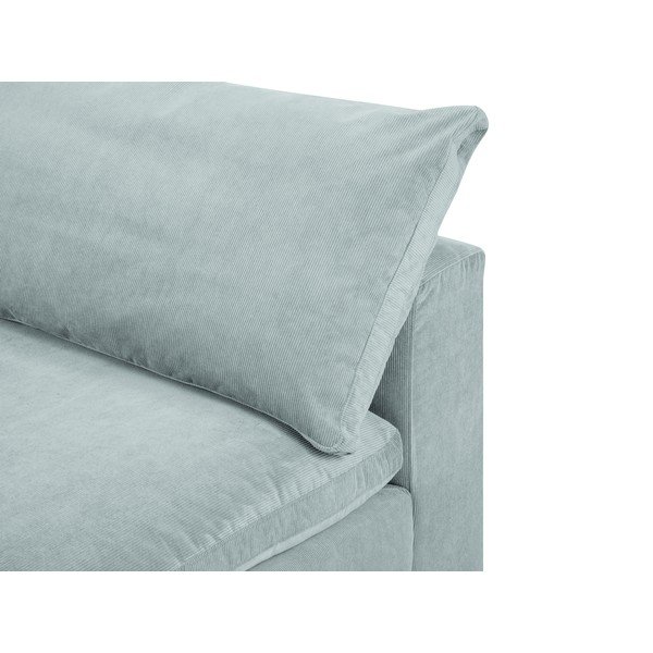 Gaiši zila modulārā dīvāna divpusējā stūra daļa Windsor & Co Sofas Galaxy-image-1