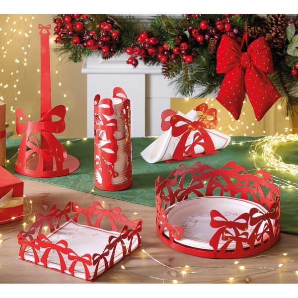 Nerūsējošā tērauda salvešu turētājs Red Ribbon – Brandani-image-1