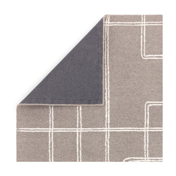 Gaiši pelēks ar rokām darināts vilnas paklājs 200x300 cm Ada – Asiatic Carpets-image-2