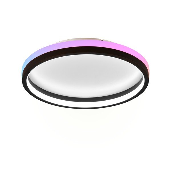 Matēti melna LED griestu lampa ar tālvadību ø 39 cm Hiko – Reality-image-3
