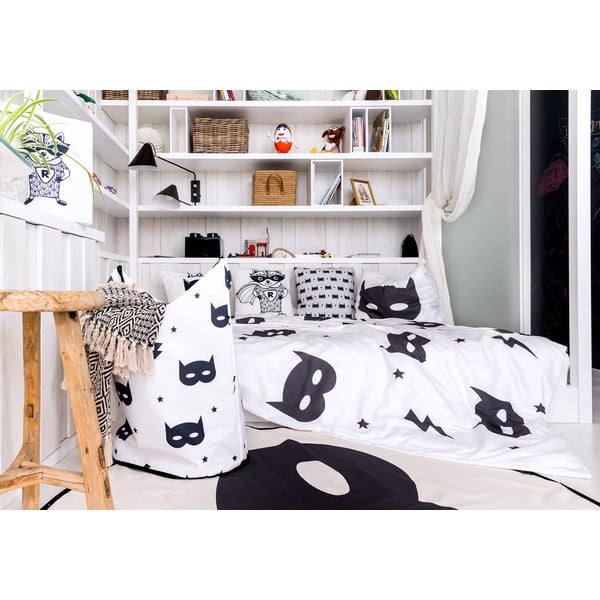 Kokvilnas satīna bērnu gultas veļa Butter Kings Fox Fox Hero, 100 x 130 cm-image-2