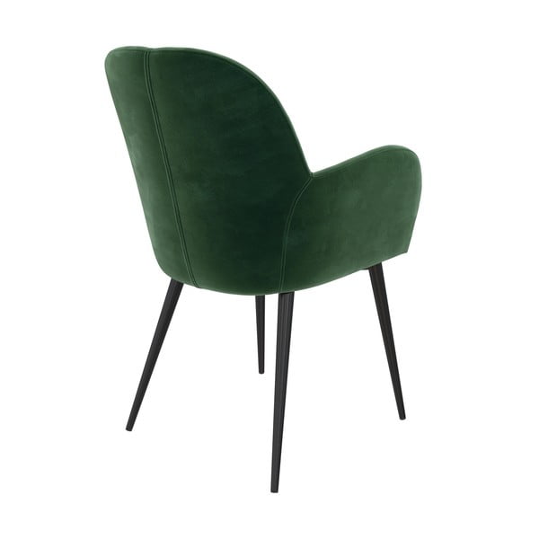 Zaļš polsterēts ēdamistabas krēsls Fitz – Støraa-image-2