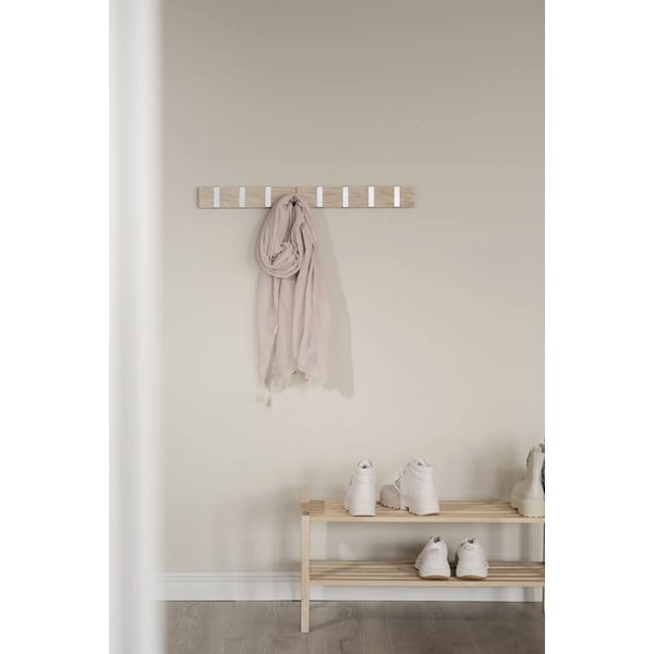 Dabīga toņa ozola masīvkoka sienas pakaramais Confetti – Rowico-image-1