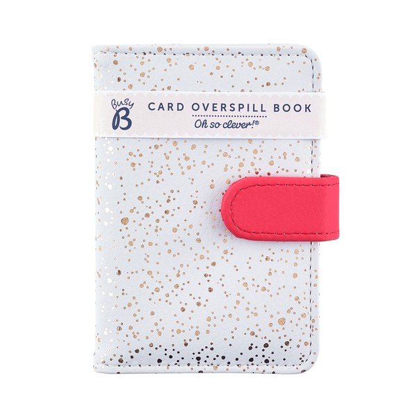 Balts vizītkaršu turētājs Busy B Gin