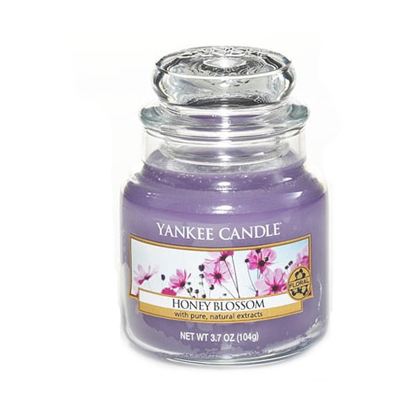 Yankee Candle Honey Blossom aromātiskā svece, degšanas laiks 25 - 40 stundas