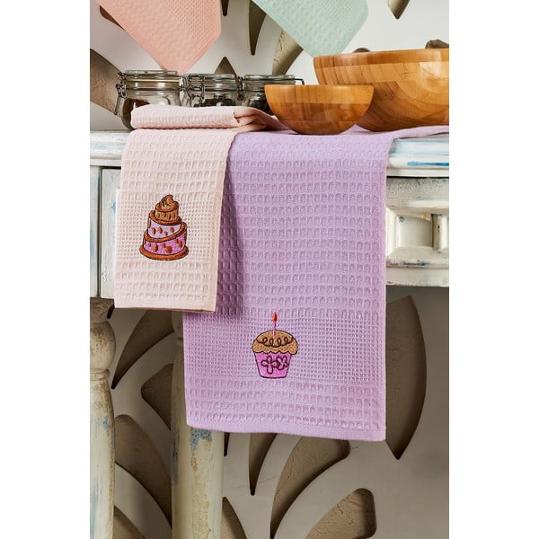Kokvilnas trauku dvieļi (6 gab.) 40x60 cm Cake – Foutastic-image-3