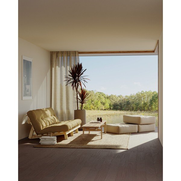 Izvelkamais dīvāns Karup Design Lean Yellow-image-1