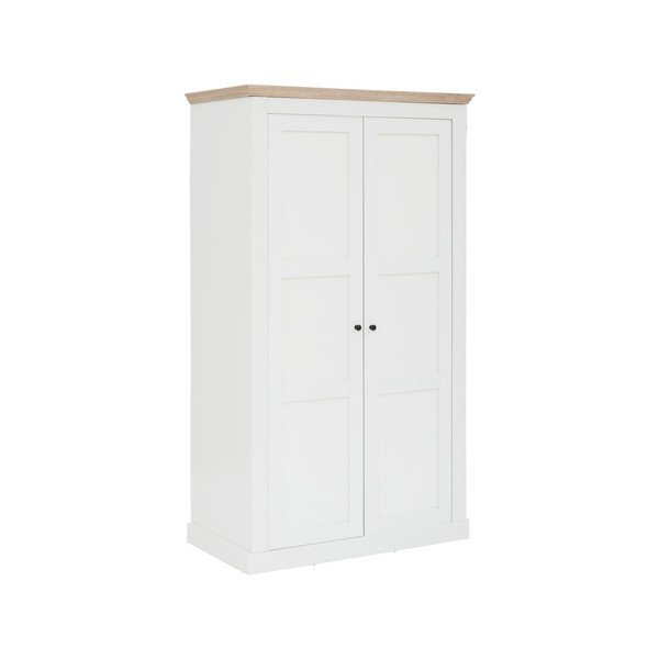 Balts drēbju skapis 100x180 cm Binza – Støraa-image-1