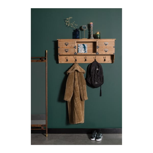 Grīdas spogulis koka rāmī Dutchbone Riva-image-1