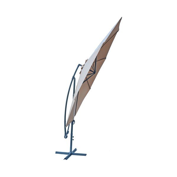 Bēšs saulessargs ø 350 cm – Rojaplast-image-2