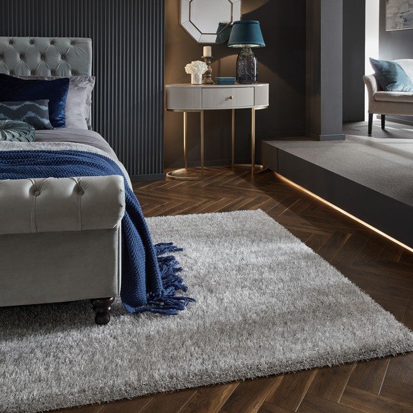 Pelēks paklājs no pārstrādātas šķiedras 160x230 cm Velvet – Flair Rugs-image-1