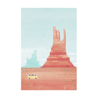 Plakāts 30x40 cm Monument Valley – Travelposter