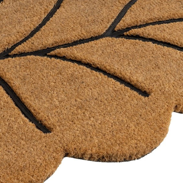Kokosšķiedras kājslauķis 45x75 cm Leaf – Casa Selección-image-2