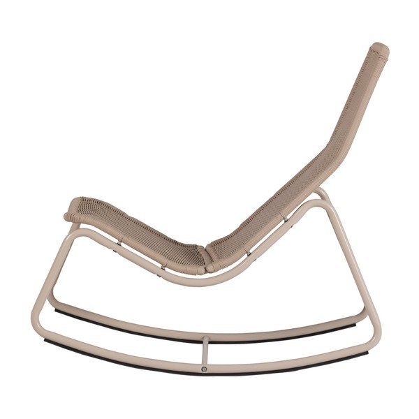 Bēšs mākslīgās rotangpalmas dārza atpūtas krēsls Tom – WOOOD-image-3