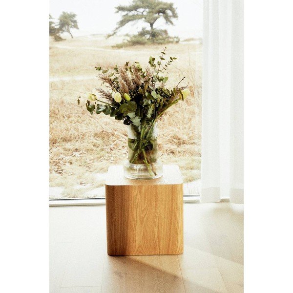 Sānu galdiņi (2 gab.) ar oškoka imitāciju 40x40 cm Cubo – Jotex-image-2