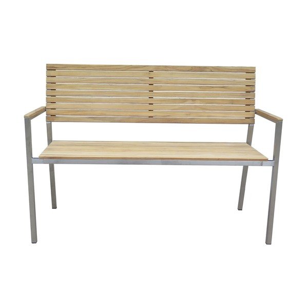 Brūns metāla dārza sols Denver – Garden Pleasure-image-1