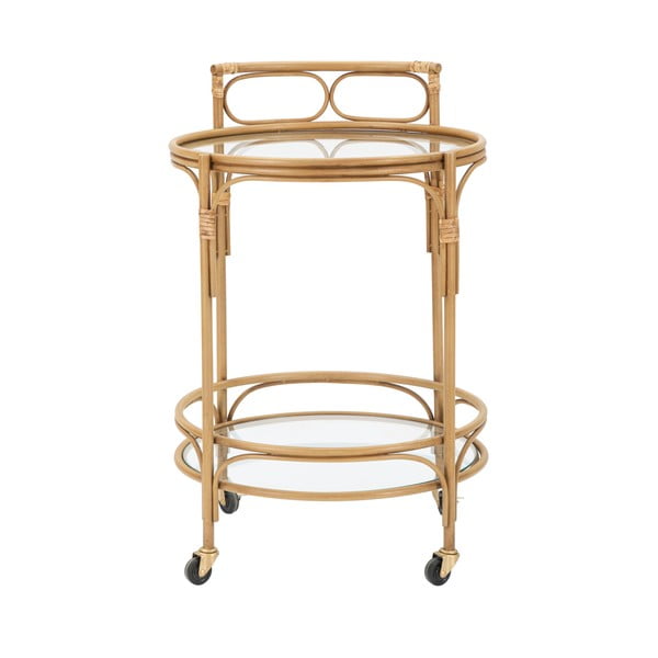 Metāla servēšanas galds uz riteņiem ø 51 cm Panama – Mauro Ferretti-image-2