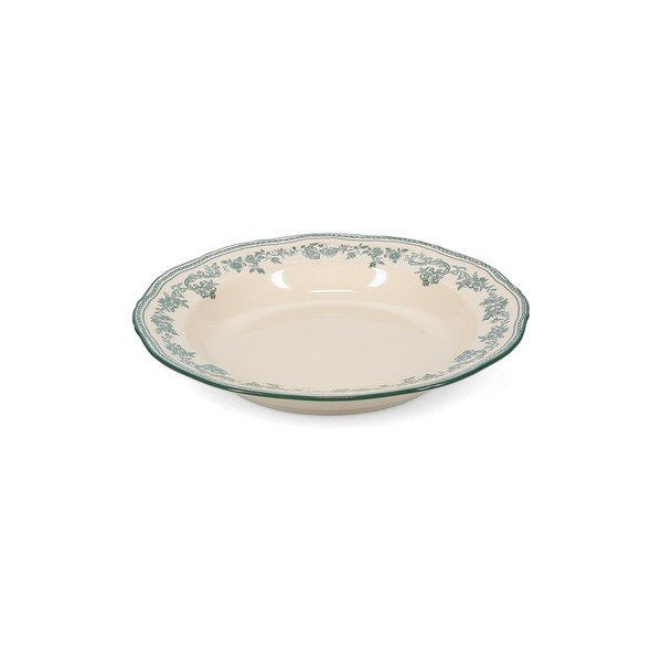 Zaļš/ziloņkaula krāsas zupas porcelāna šķīvis ø 23 cm Cyril – S|P Collection-image-2
