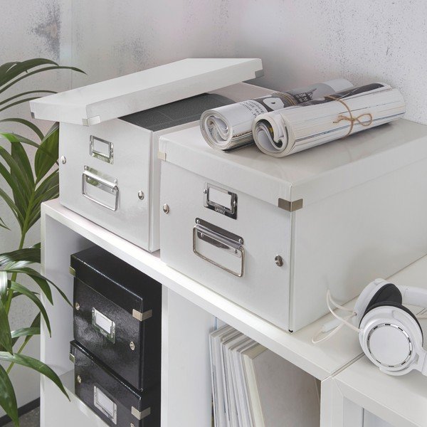 Balta uzglabāšanas kaste Leitz Click&Store, garums 37 cm-image-1