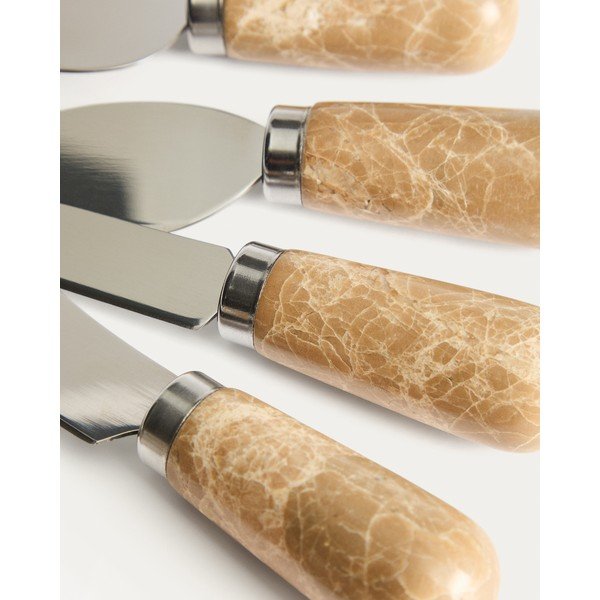 Siera naži ar nerūsējošā tērauda asmeni (4 gab.) Adoma – Kave Home-image-3