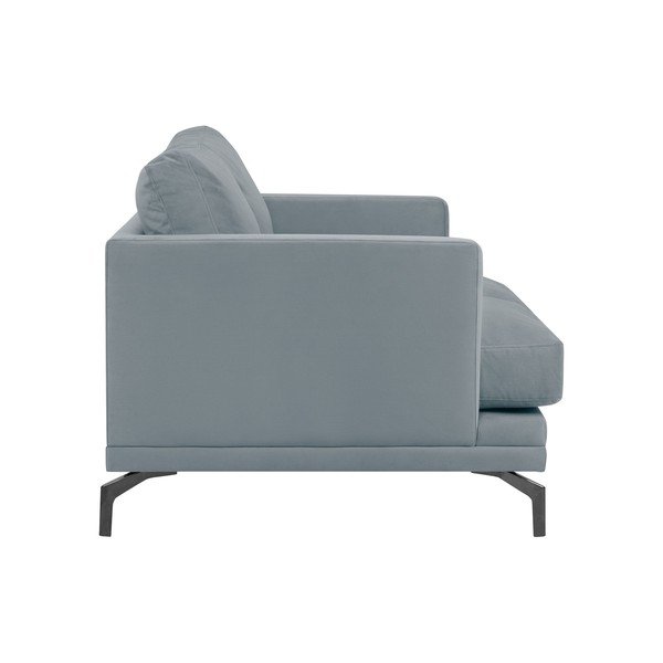 Pelēks dīvāns ar kāju balstu melnā krāsā Windsor & Co Sofas Jupiter-image-2