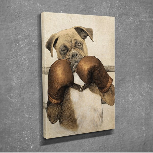 Sienas glezna uz audekla Boxer, 30 x 40 cm-image-2