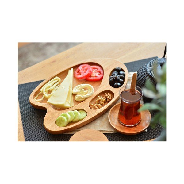 Bambusa servēšanas paplāte Bambum Pate-image-1
