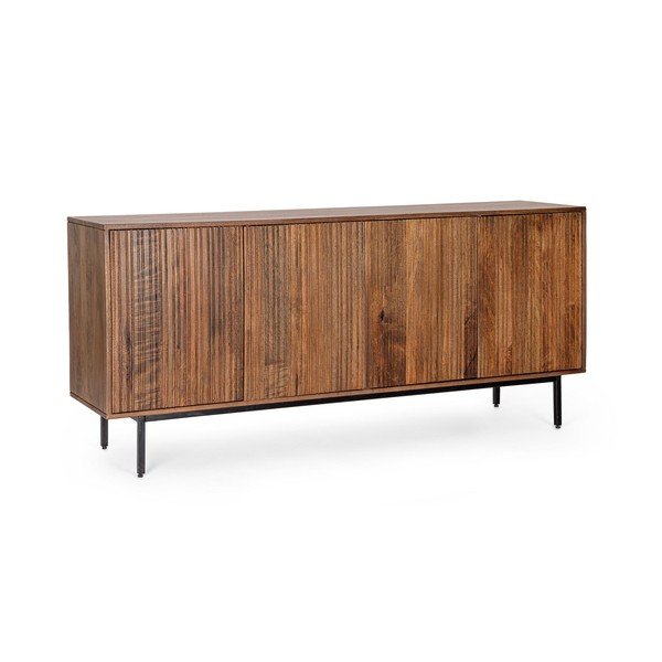 Dabīga toņa mango masīvkoka kumode 170x75x40 cm Tadita – Bizzotto
