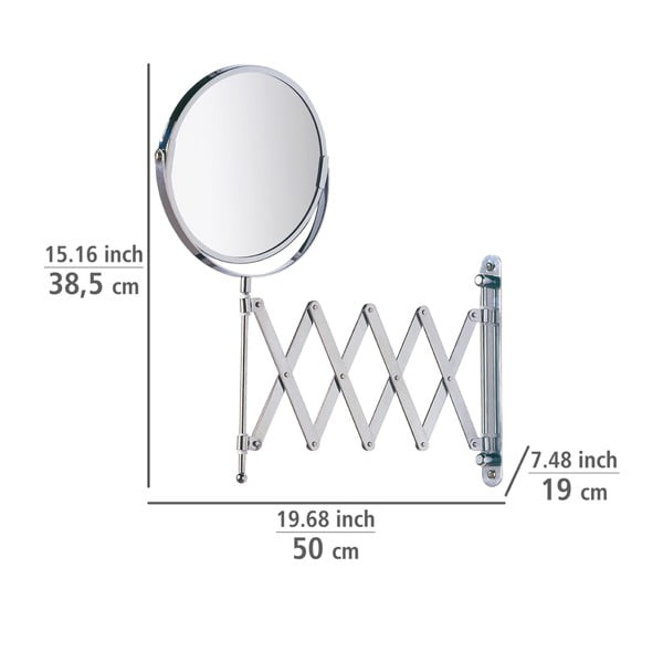 Kosmētikas palielināmais spogulis (3x) ø 17 cm Exclusive – Wenko-image-2